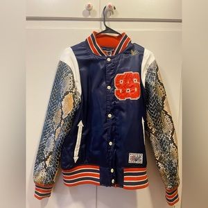 Men’s Sabit NYC snake skin sleeve jacket, Size S